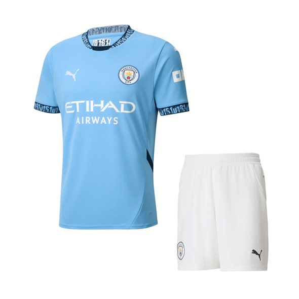 Camiseta Manchester City Primera equipo Niño 2024-25
